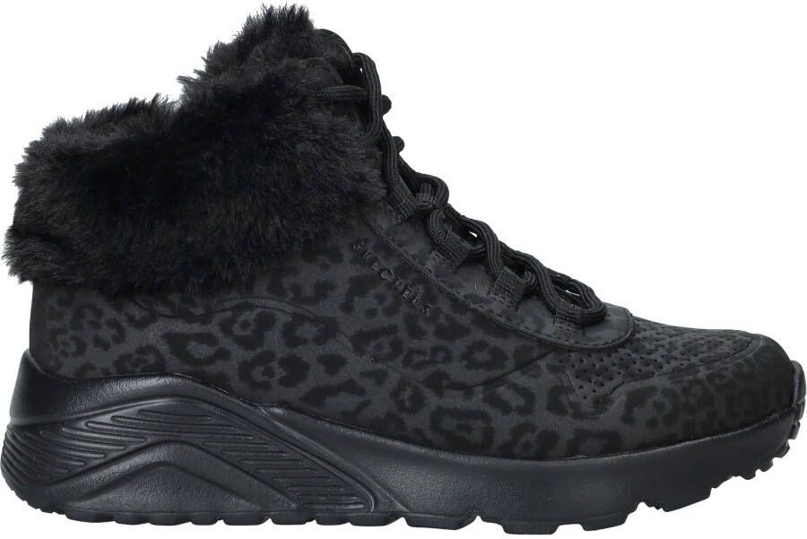 Skechers Uno Lite Veterboots Zwart