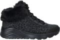 Skechers Uno Lite Veterboots Meisjes Zwart - Zwart