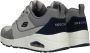 Skechers Uno Retro One Sneakers Heren Grijs - Thumbnail 5