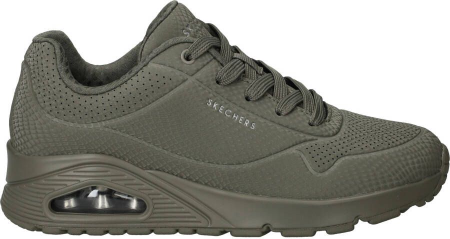 Skechers Uno Shiny Scale Sneakers Dames Groen