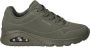 Skechers Uno Shiny Scale Sneakers Dames Groen - Thumbnail 1