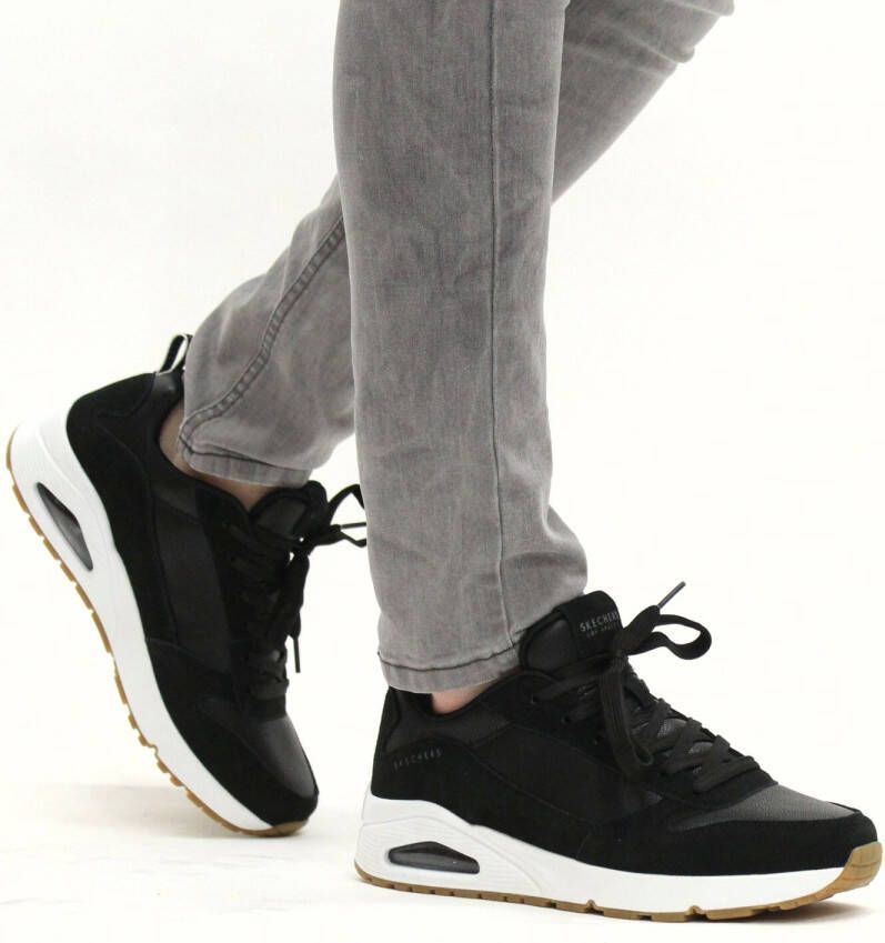 Skechers Uno Stacre Sneaker Casual en Sportieve Herenschoen Zwart Heren - Foto 3