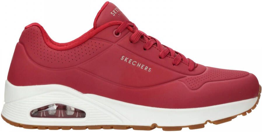 Skechers Uno Stand On Air Sneaker Heren Rood