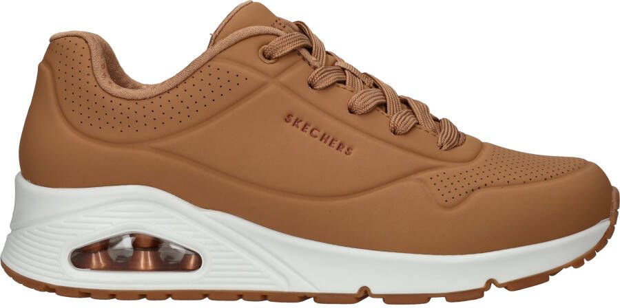 Skechers Air Stand Sneaker Comfortabel Cognac Brown Dames - Foto 7
