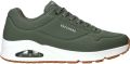 Skechers Sneakers Uno Stand on Air Vrijetijdsschoen lage schoen veterschoen met air-cooled memory foam - Groen