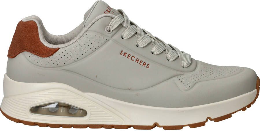 Skechers Stijlvolle Hardloopschoenen met Luchtgekoeld Comfort Gray Heren