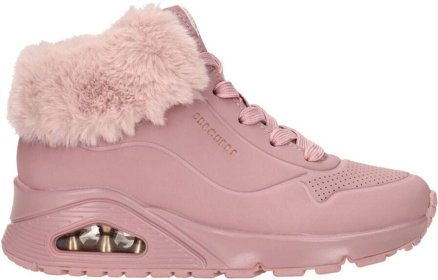 Skechers Uno Veterboot Meisjes Roze