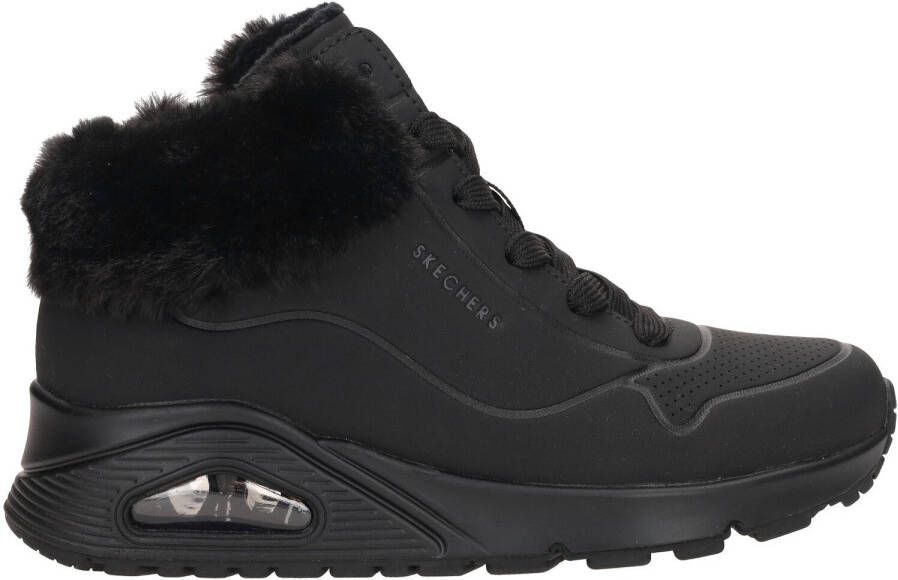 Skechers Uno Veterboot Meisjes Zwart