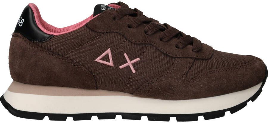 Sun68 Solid Ally Sneakers van stof en suède - Foto 4