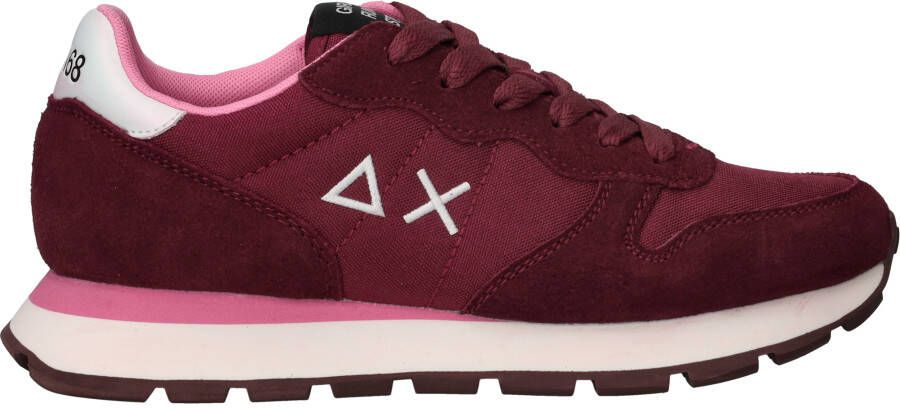 SUN68 Ally Sold Nylon Sneakers Rood