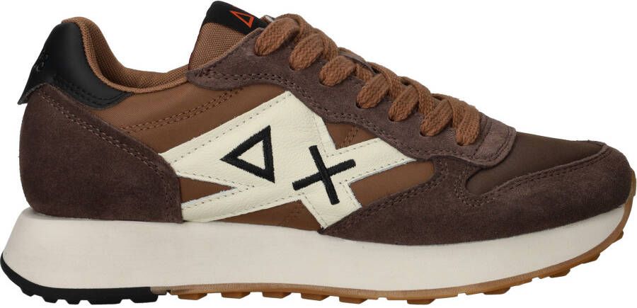 Sun68 Sneakers van nylon en suède met leren details - Foto 4