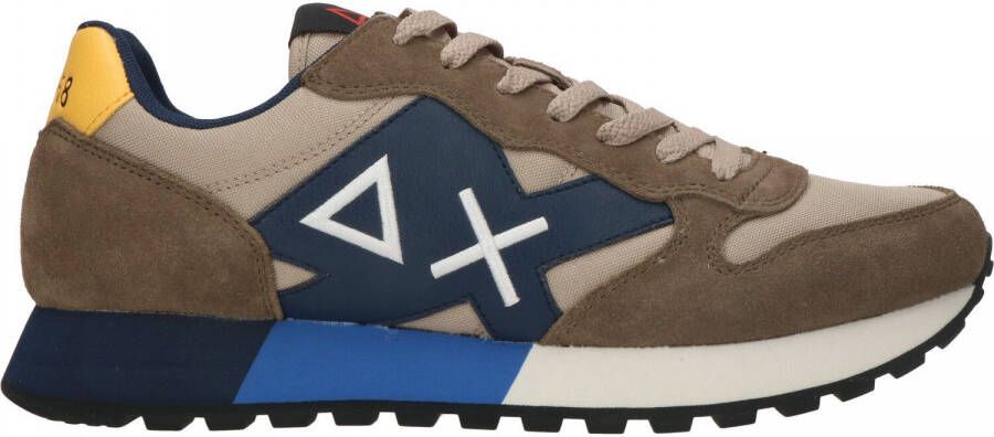 Sun68 Solid Sneaker met Extra Oranje Veters Multicolor Heren - Foto 8