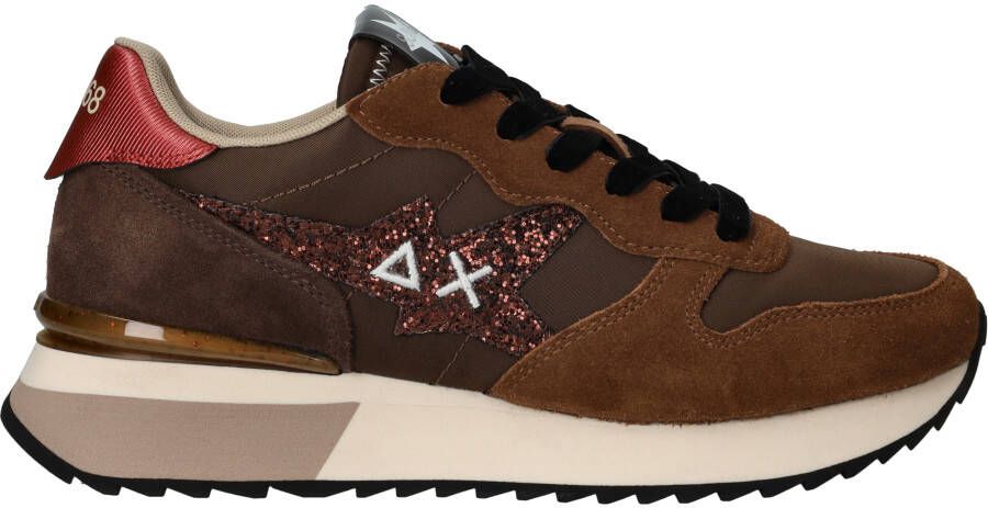 SUN68 Star Glitter Logo Z45217_08 Bruin - Foto 3