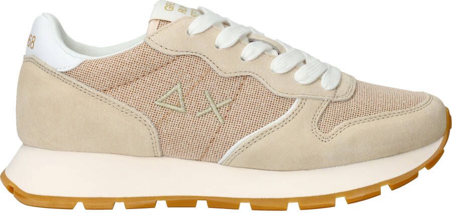 Sun68 Ally Glitter Sneakers Dames Leren Sneaker Beige - Foto 5
