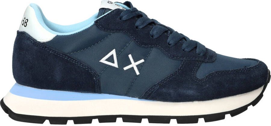 Sun 68 Dames Sneaker Ally Solid Nylon Navy Blue BLAUW - Foto 2