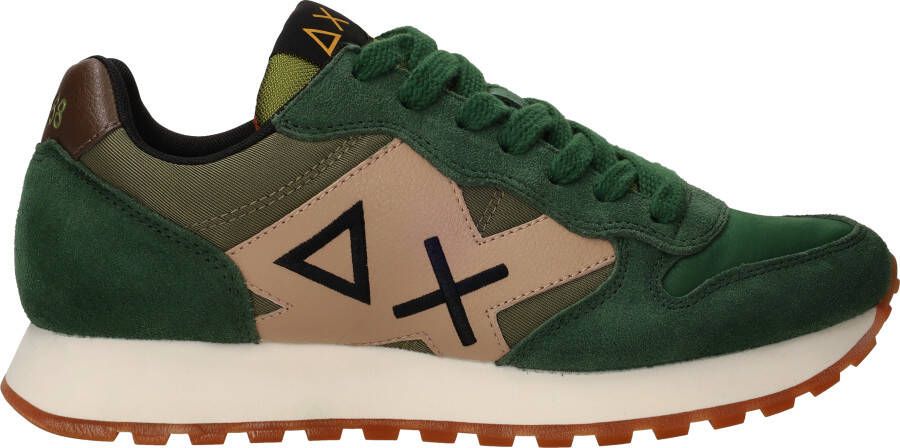 Sun68 Groene Tom Solid Sneakers voor Heren Green Heren - Foto 2