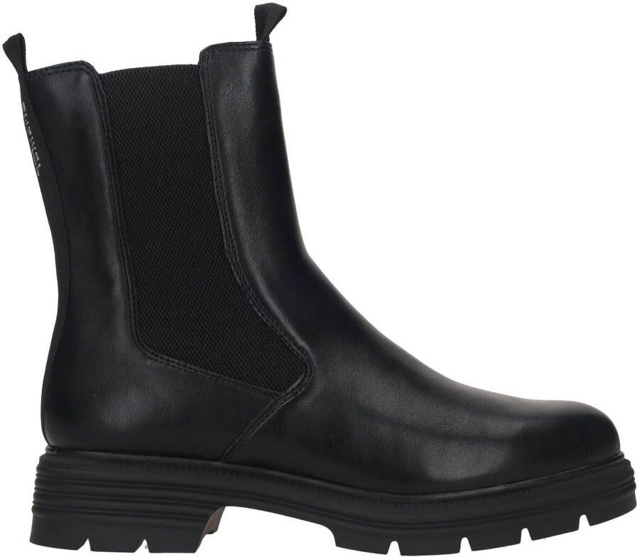 Tamaris Comfortabele Zwarte Chelsea Boot met Uitneembaar Voetbed Black Dames - Foto 3