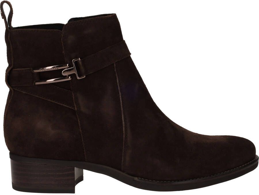 Tamaris Laarsjes blokhak businessschoen met praktische binnenrits