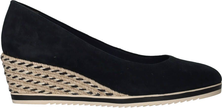 Tamaris Pumps met sleehak instapschoen lage schoen jute-koord aan de wig-hak in smalle vorm - Foto 4