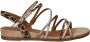 Tamaris Leopard Sandalen beige Textiel Dames - Thumbnail 4