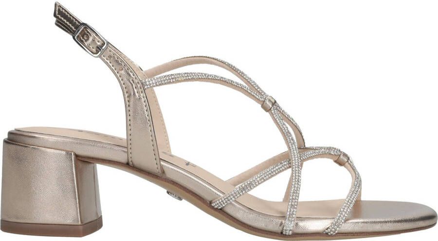 Tamaris Sandalette Dames Goud Zilver