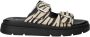 Tamaris Zebra Slippers zwart Leer - Thumbnail 3