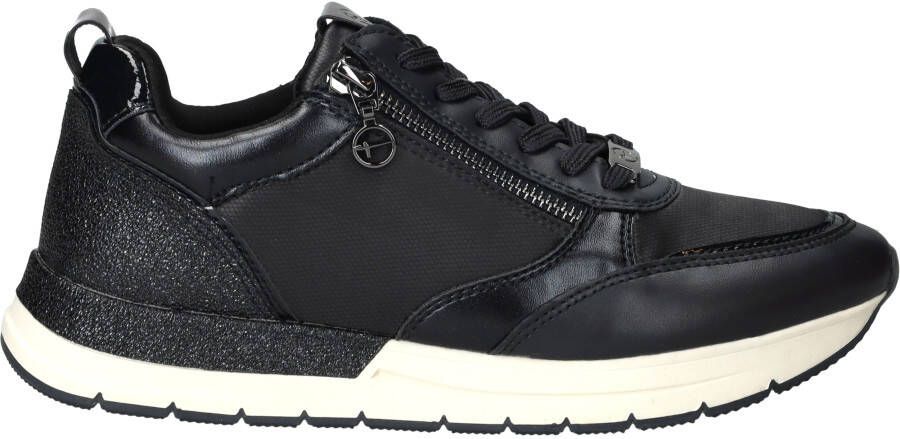 Tamaris Sneakers met sleehak vrijetijdsschoen halfhoge schoen logopatch op de schoentong - Foto 2