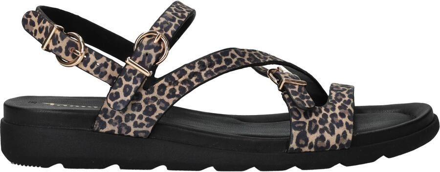 Tamaris Sandalen bruin Panterprint Suède - Foto 7