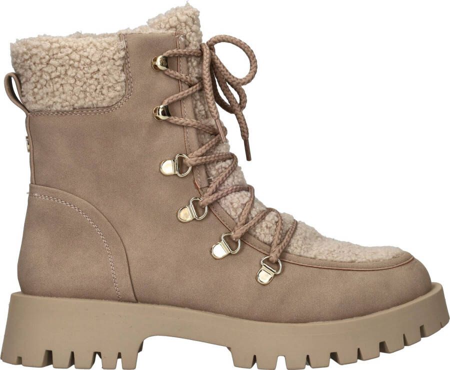 Tamaris Warme Teddy-Gevoerde Veterboot voor Dames Beige Dames - Foto 2