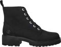 Timberland Carnaby Row Mid Lace Up Veterboots Zwart - Zwart