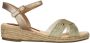 Tommy Hilfiger Sleehaksandaaltjes WEDGE ROPE SANDAL PLATINUM met glitter - Thumbnail 4