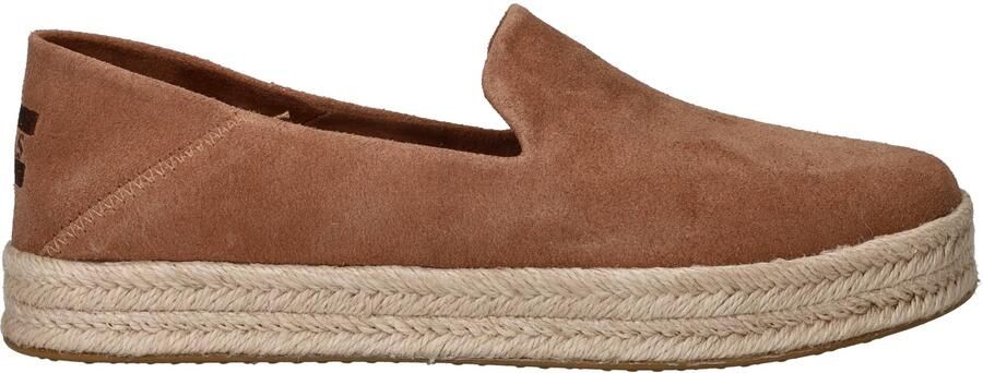 TOMS Carolina medium brown instappers Suede Dames
