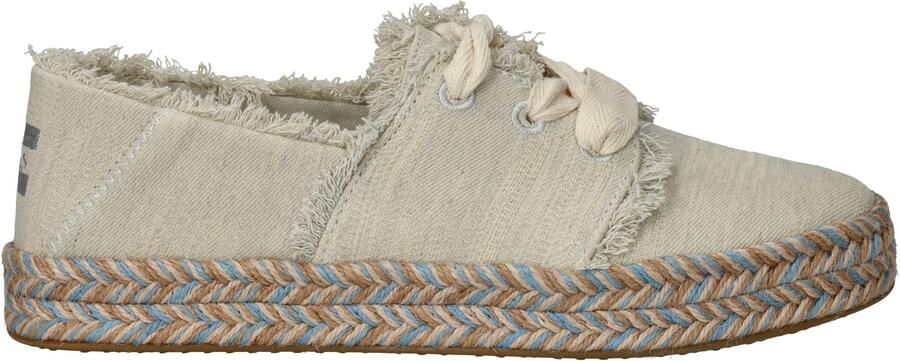 Toms Carolina Lace Up Instappers Dames Beige
