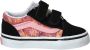 Vans Old Skool Klittenband Sneakers Meisjes Roze - Thumbnail 1