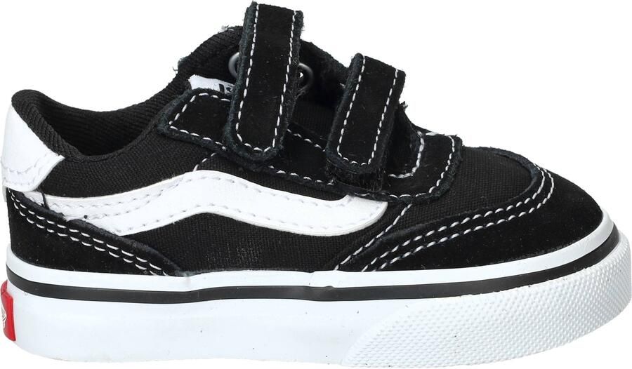 Vans Brooklyn LS sneakers zwart wit Jongens Meisjes Suède