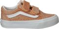 Vans Lage Sneakers Old Skool V GLITTER Apricot Glow - Roze