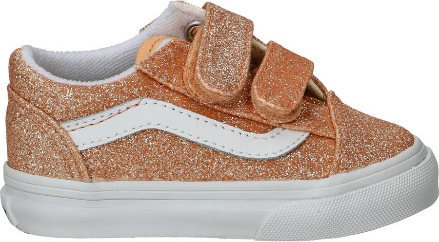 Vans Lage Sneakers Old Skool V GLITTER Apricot Glow