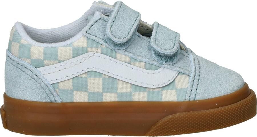 Vans Lage Sneakers Old Skool V Gum Check Dawn Mist