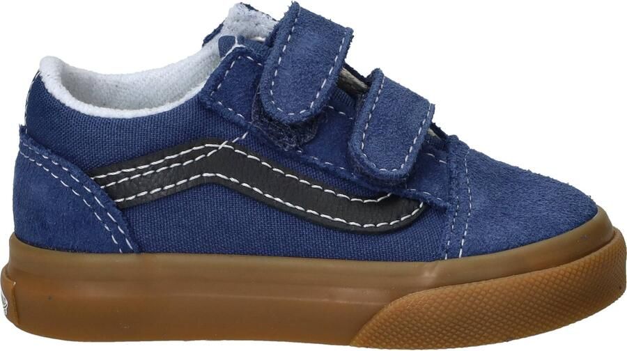 Vans Old Skool V Gum Sneakers Blauw