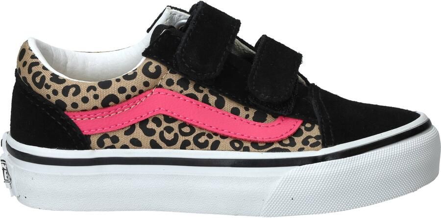 Vans Old Skool leren sneakers camel zwart - Foto 2