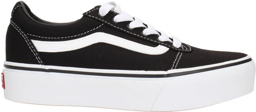 Vans Ward Platform Sneakers Jongens Zwart