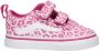 Vans Ward V Animal Pop Klittenband Sneaker Meisjes Roze Maat - Thumbnail 3