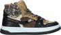 VINGINO Maxime leren sneakers zwart bruin Leer Meerkleurig 36 - Thumbnail 5