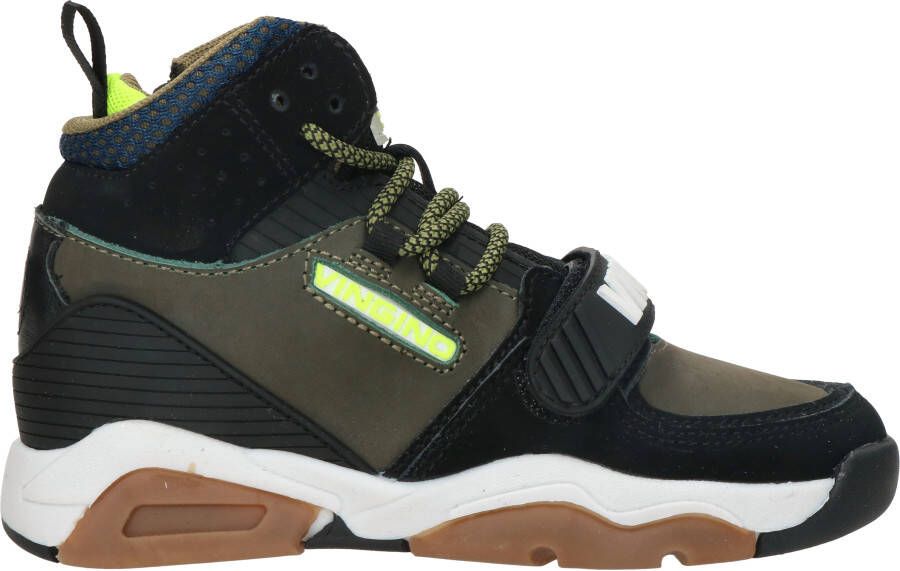 Vingino Raoul Mid Hoge sneakers Jongens Kids Groen - Foto 3