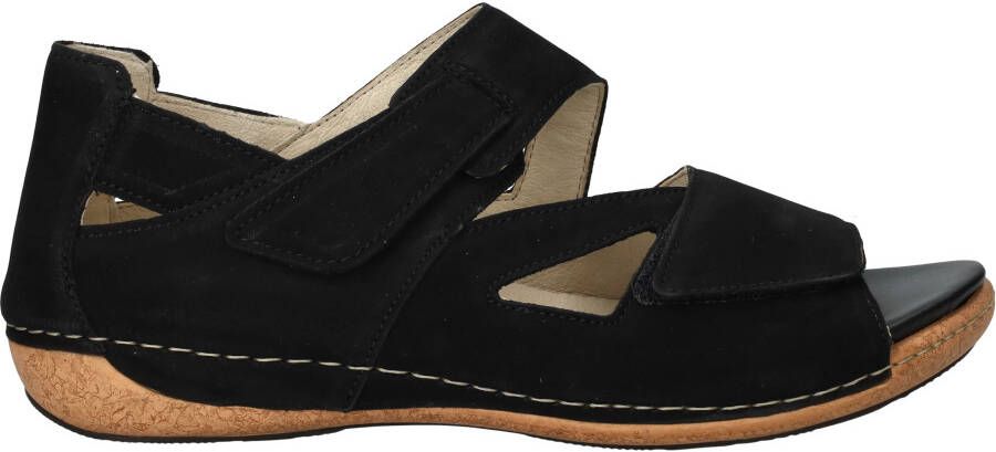 Wäldlaufer Waldläufer Dames Sandaal 342025-191-001 Zwart Wijdte H (41) - Foto 4
