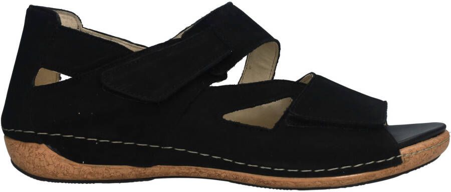 Wäldlaufer Waldläufer Dames Sandaal 342025-191-001 Zwart Wijdte H (41) - Foto 5