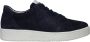 Waldläufer Blauwe Suède Sneaker met Uitneembaar Voetbed Blue - Thumbnail 3