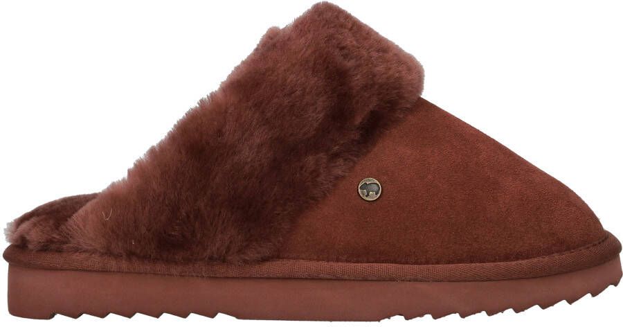 Warmbat Flurry Women Suede Dames Sloffen Rood Bruin - Foto 2