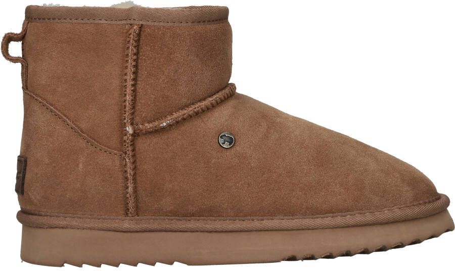 WARMBAT Vachtlaarzen Dames Wallaby Maat: 38 Materiaal: Suède Kleur: Cognac - Foto 3