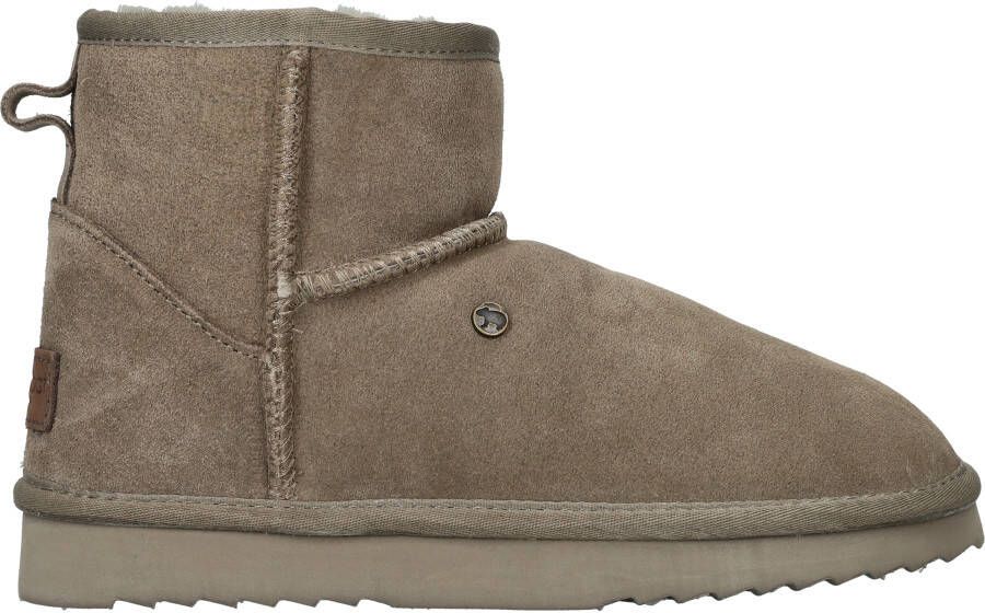 Warmbat Wallaby Women Suede Boot Dames Laarzen Mosgroen